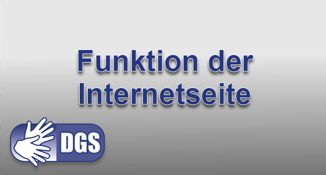 Video-Funktion der Internetseite